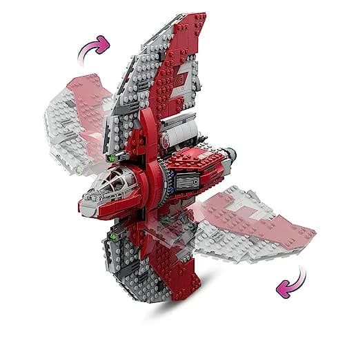 LEGO Star Wars Ahsoka Tano's T-6 Jedi Shuttle | 599 pcs | Creative Star Wars Toy for Kids 9+ thumbnail 4