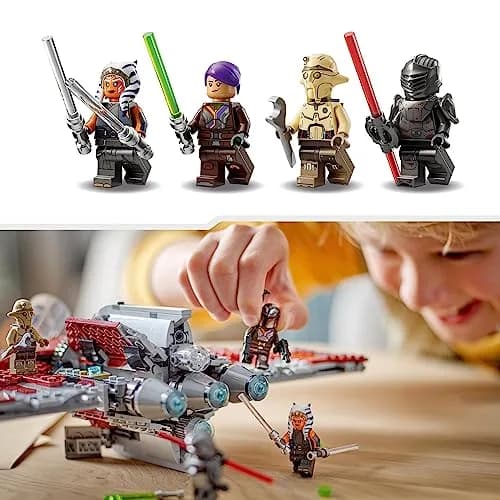 LEGO Star Wars Ahsoka Tano's T-6 Jedi Shuttle | 599 pcs | Creative Star Wars Toy for Kids 9+ thumbnail 6