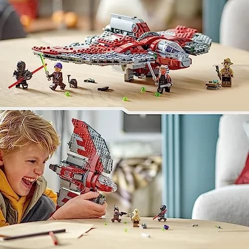 LEGO Star Wars Ahsoka Tano's T-6 Jedi Shuttle | 599 pcs | Creative Star Wars Toy for Kids 9+ thumbnail 7