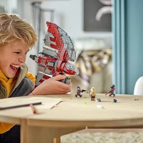 LEGO Star Wars Ahsoka Tano's T-6 Jedi Shuttle | 599 pcs | Creative Star Wars Toy for Kids 9+ thumbnail 2