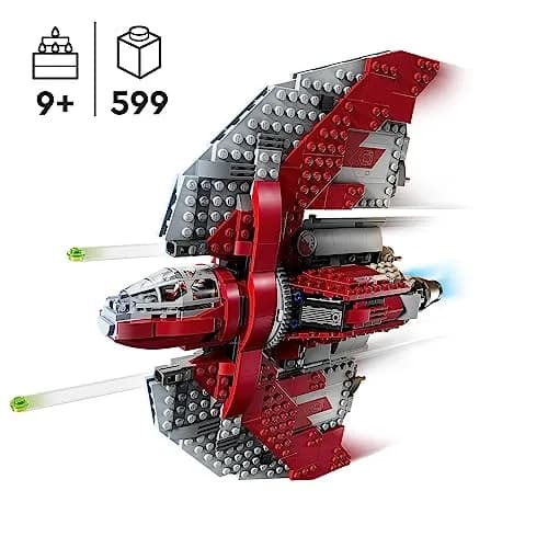 LEGO Star Wars Ahsoka Tano's T-6 Jedi Shuttle | 599 pcs | Creative Star Wars Toy for Kids 9+ thumbnail 3