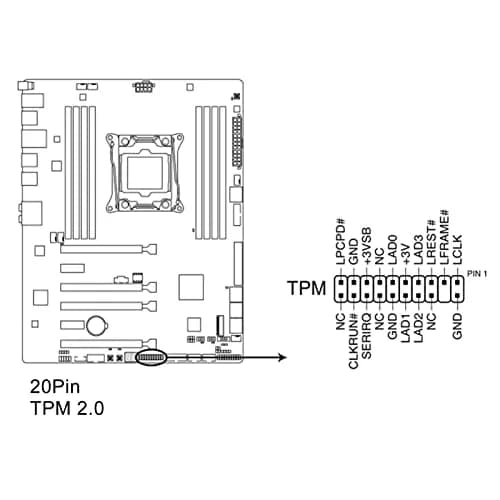 AMONIDA TPM 2.0 Encryption Security Module 20Pin | Secure Your PC Data thumbnail 3