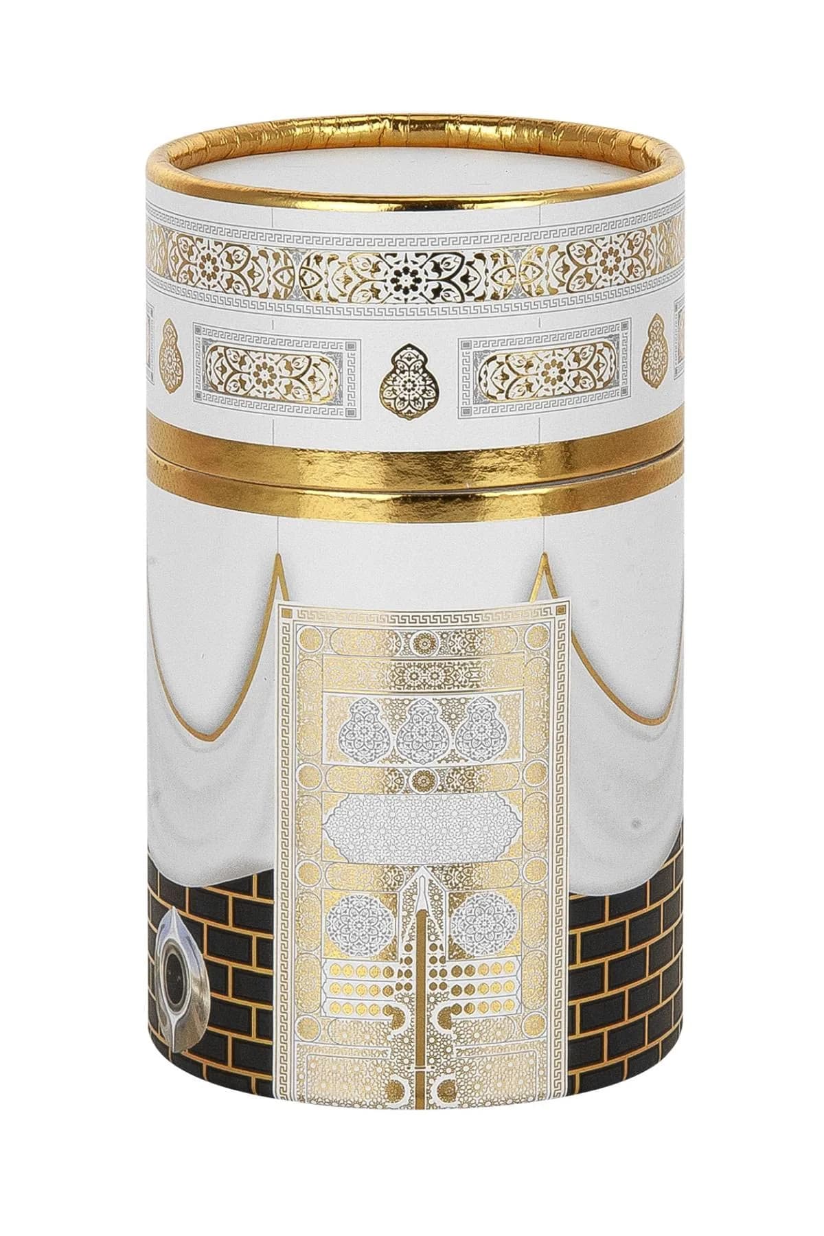 ihvan online White/Mod2 Prayer Rug with Beads - 117cm x 71cm | Soft Taffeta Islamic Janamaz - view 4