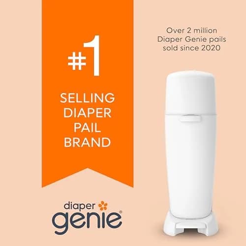 Diaper Genie Essentials Round Refill 8-Pack | Odor-Locking Diaper Pail Refills for Complete & Expressions Pails thumbnail 7