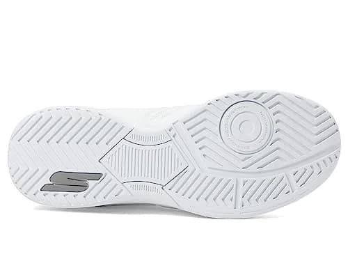 Skechers Men's Viper Court Smash Pickleball Sneakers, White, 8 X-Wide | Athletic Court Performance thumbnail 4