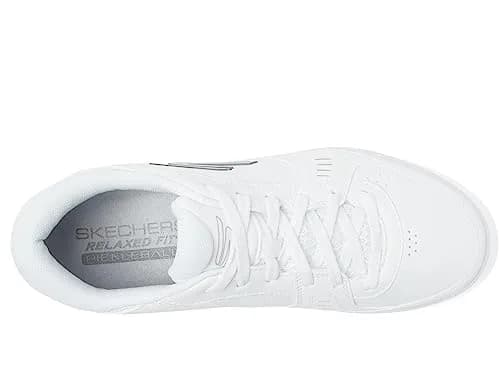 Skechers Men's Viper Court Smash Pickleball Sneakers, White, 8 X-Wide | Athletic Court Performance thumbnail 3