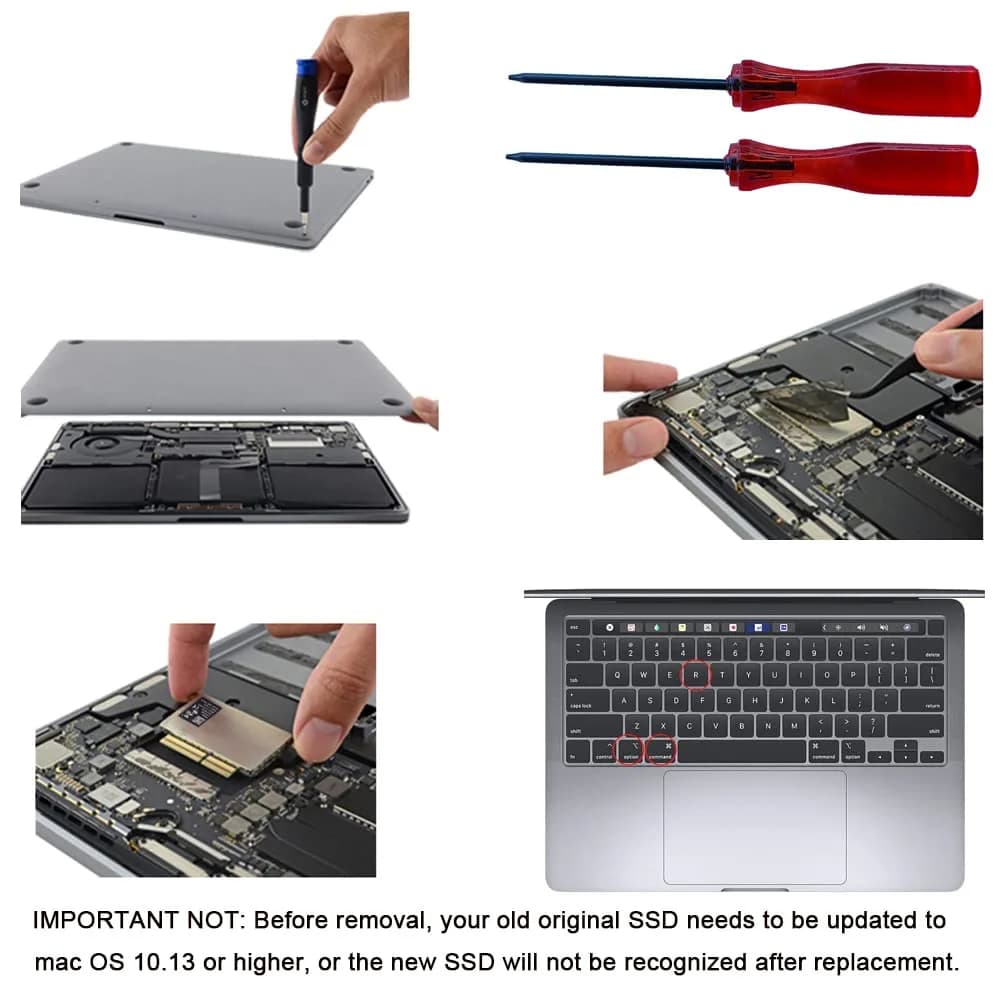 Dogfish 512GB NVMe M.2 SSD for MacBook Pro A1708 (2016-2017) | PCIe Gen3x4 Internal Solid State Drive Upgrade - view 5