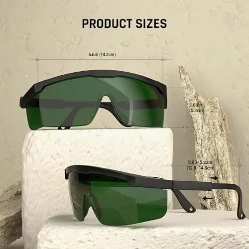 TOREGE Laser Safety Glasses, IPL 200nm-2000nm Eye Protection, 35% VLT, OD5+ | ANSI Z87.1 Certified thumbnail 3