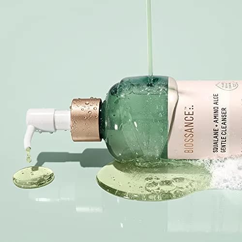 BIOSSANCE Squalane + Amino Aloe Gentle Face Wash 200ml | Hydrating Foaming Cleanser for Sensitive & Oily Skin thumbnail 6