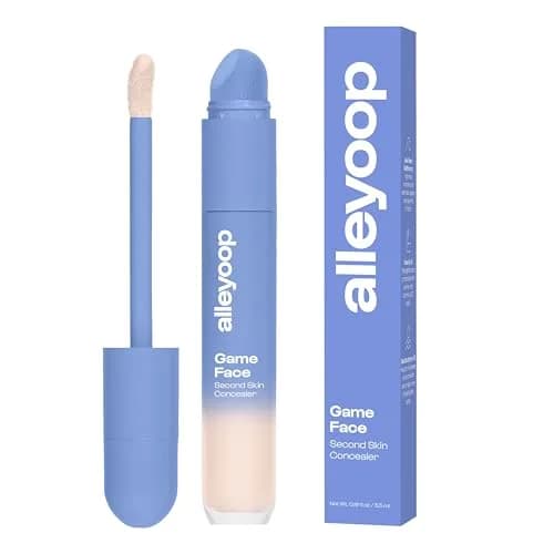 ALLEYOOP Game Face Second-Skin Concealer, Crease-Proof, Trailblazer | Hydrating, Full Coverage, Vegan (70-120 chars) thumbnail 1