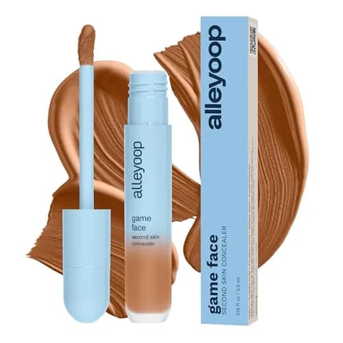 ALLEYOOP Game Face Second-Skin Concealer 0.19 Fl Oz | Crease-Proof Under Eye, Hydrating, Vegan thumbnail 1