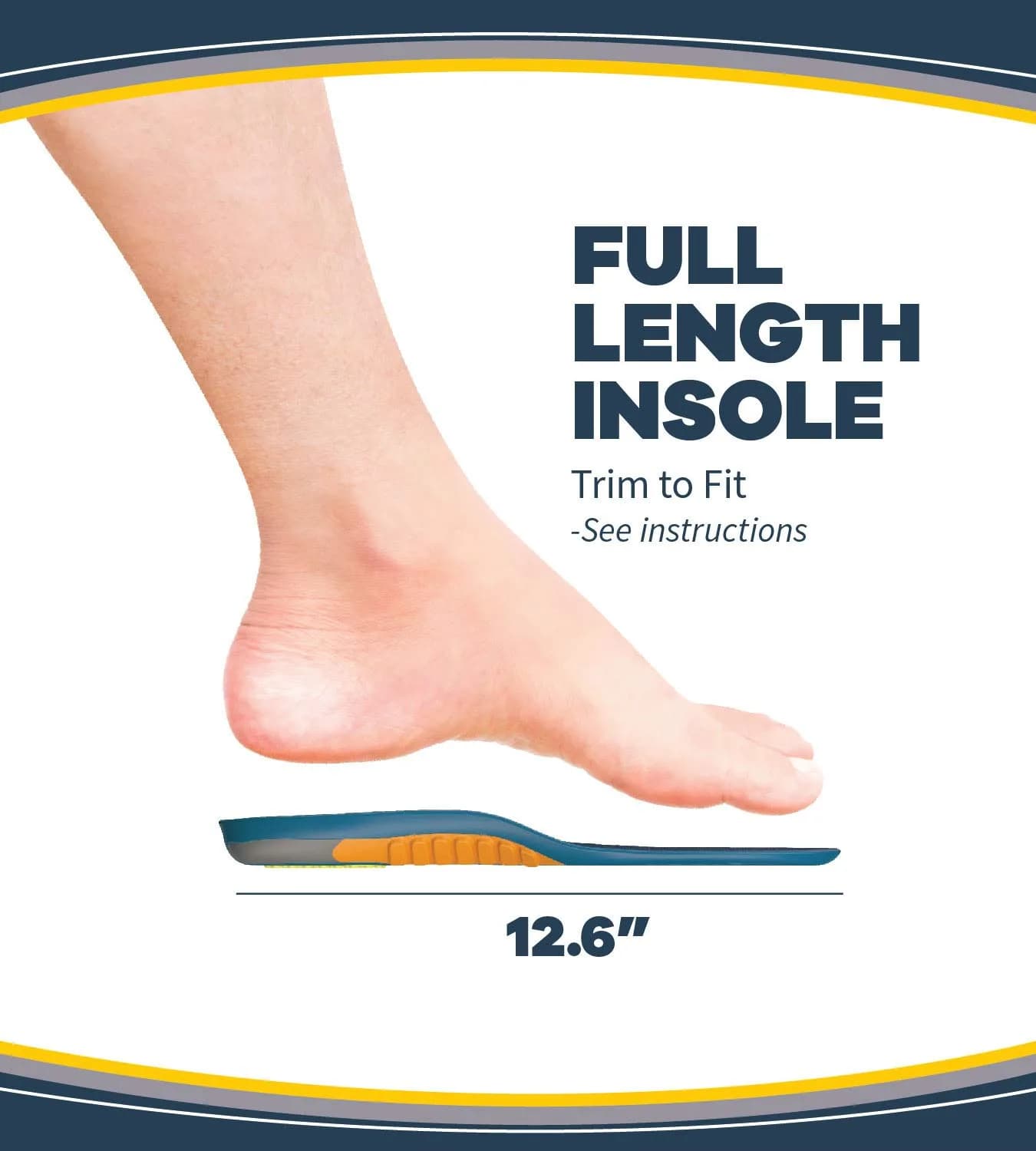 Dr. Scholl's Heavy Duty Support Pain Relief Orthotics for Men 8-14 (2.27 kg / 5.28 lb) | FDA Approved Arch Support Insoles - view 6