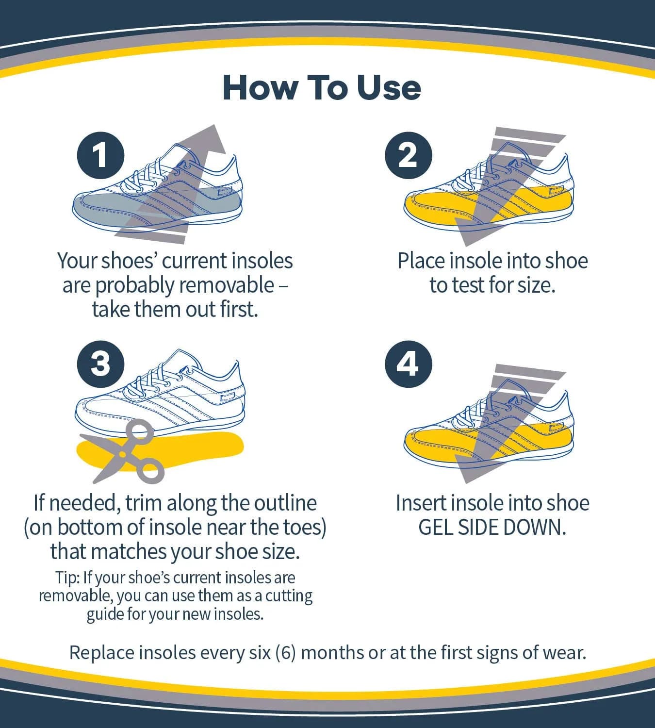 Dr. Scholl's Heavy Duty Support Pain Relief Orthotics for Men 8-14 (2.27 kg / 5.28 lb) | FDA Approved Arch Support Insoles - view 7