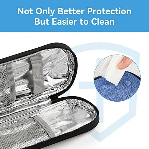 Gelozid Insulin Cooler Travel Case Blue | Compact, Insulated with 2 Reusable Ice Packs for Diabetic Supplies thumbnail 6