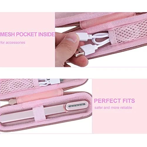 co2CREA Hard Carrying Case for SolaWave 4-in-1 Facial Wand, Pink | Shockproof Waterproof Travel Storage thumbnail 6