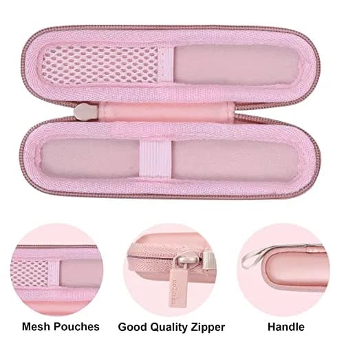 co2CREA Hard Carrying Case for SolaWave 4-in-1 Facial Wand, Pink | Shockproof Waterproof Travel Storage thumbnail 3