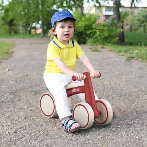 SEREED Baby Balance Bike Red 10 inches (25.4 cm) | First Birthday Gift Toy for Toddlers 12-24 Months thumbnail 9