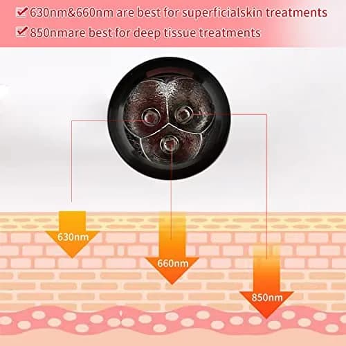 YZYOE Infrared Light Therapy Wand 630nm 660nm 850nm | Targeted Pain Relief & Skin Health thumbnail 3
