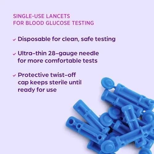 AlphaTRAK Blood Glucose Lancets 28 Gauge | Sterile, 50 Count for Diabetic Cats & Dogs thumbnail 3