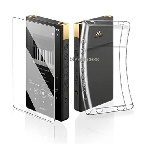 AudioPartner Soft Clear TPU Protective Shell Skin Case Cover for Sony Walkman NW-ZX700 NW-ZX706 NW-ZX707 with Tempered Glass | Protects from Scratches and Drops thumbnail 1