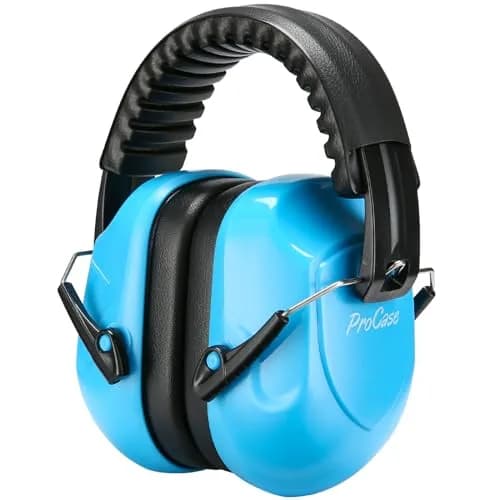 ProCase NRR 28dB Noise Cancelling Earmuffs | ANSI S3.19 Certified, Foldable & Adjustable for Adults & Teens thumbnail 1