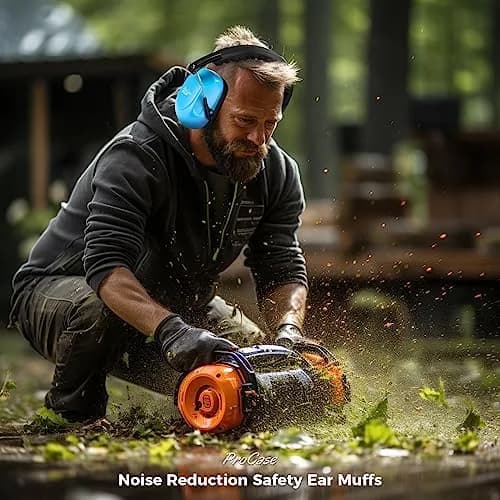 ProCase NRR 28dB Noise Cancelling Earmuffs | ANSI S3.19 Certified, Foldable & Adjustable for Adults & Teens thumbnail 7