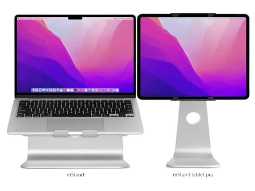 Rain Design mStand Laptop Stand Midnight | 15.6" (39.4 cm) Aluminum Ergonomic Riser thumbnail 4