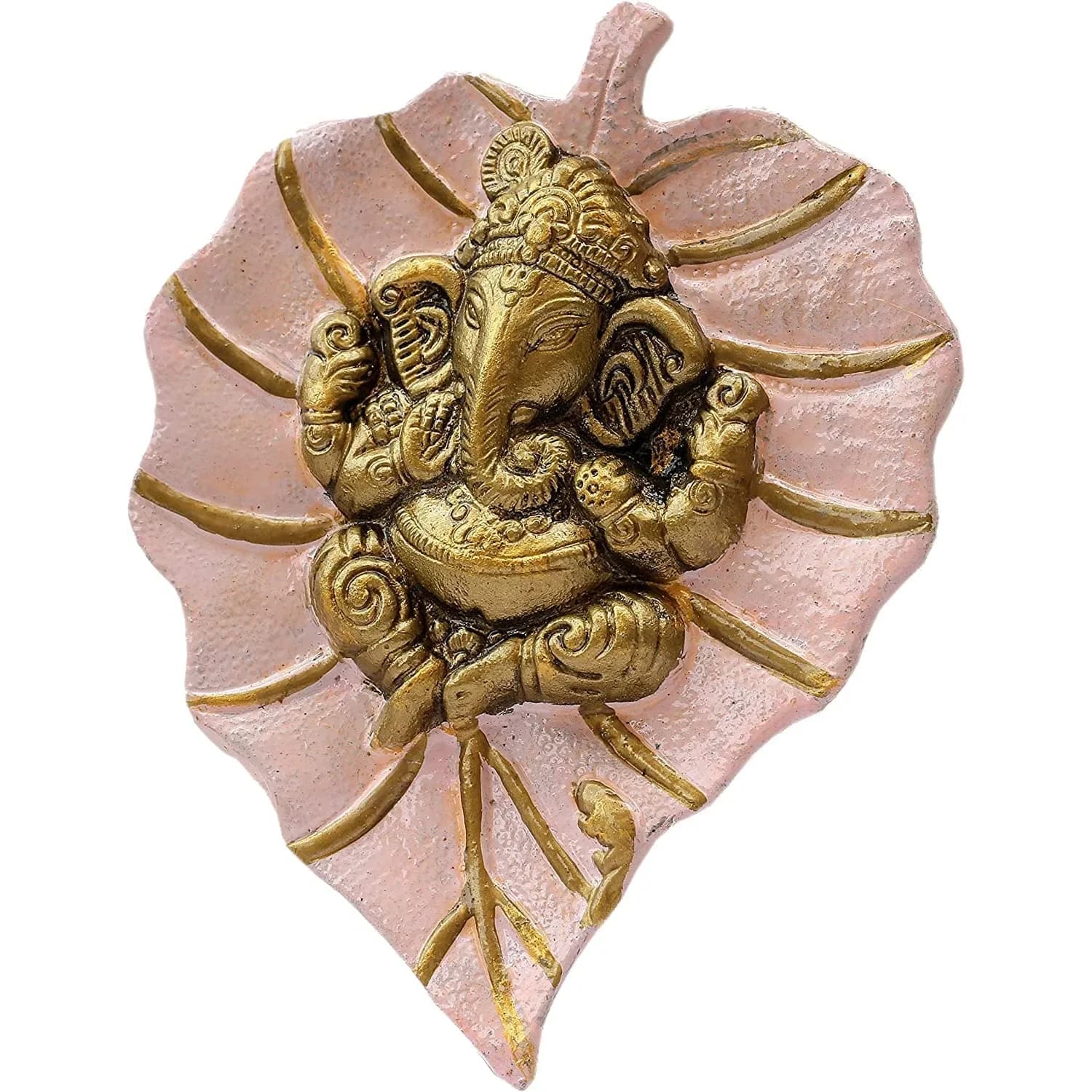 Craft Trade Boho Metal Wall Decor Light Pink 19cm (7.5in) x 15cm (6in) | Vastu Inspired for Positivity — Light Pink 7.5x6 Inches