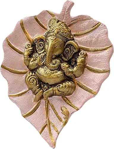 Craft Trade Boho Metal Wall Decor Light Pink 19cm (7.5in) x 15cm (6in) | Vastu Inspired for Positivity thumbnail 1