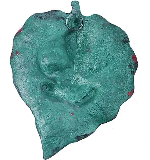 Craft Trade Blue Metal Wall Hanging Sculpture 19cm (7.5") x 15cm (6") | Vastu Item for Good Luck thumbnail 2