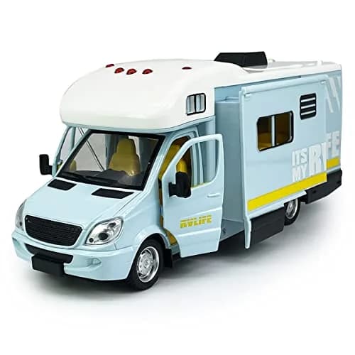 VIIGER Toy Camper RV Motorhome for Kids 8.3"L x 2.7"W x 3.6"H | Diecast Metal Play Vehicle thumbnail 4