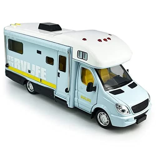 VIIGER Toy Camper RV Motorhome for Kids 8.3"L x 2.7"W x 3.6"H | Diecast Metal Play Vehicle thumbnail 7