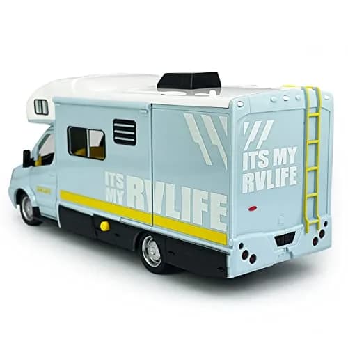 VIIGER Toy Camper RV Motorhome for Kids 8.3"L x 2.7"W x 3.6"H | Diecast Metal Play Vehicle thumbnail 8