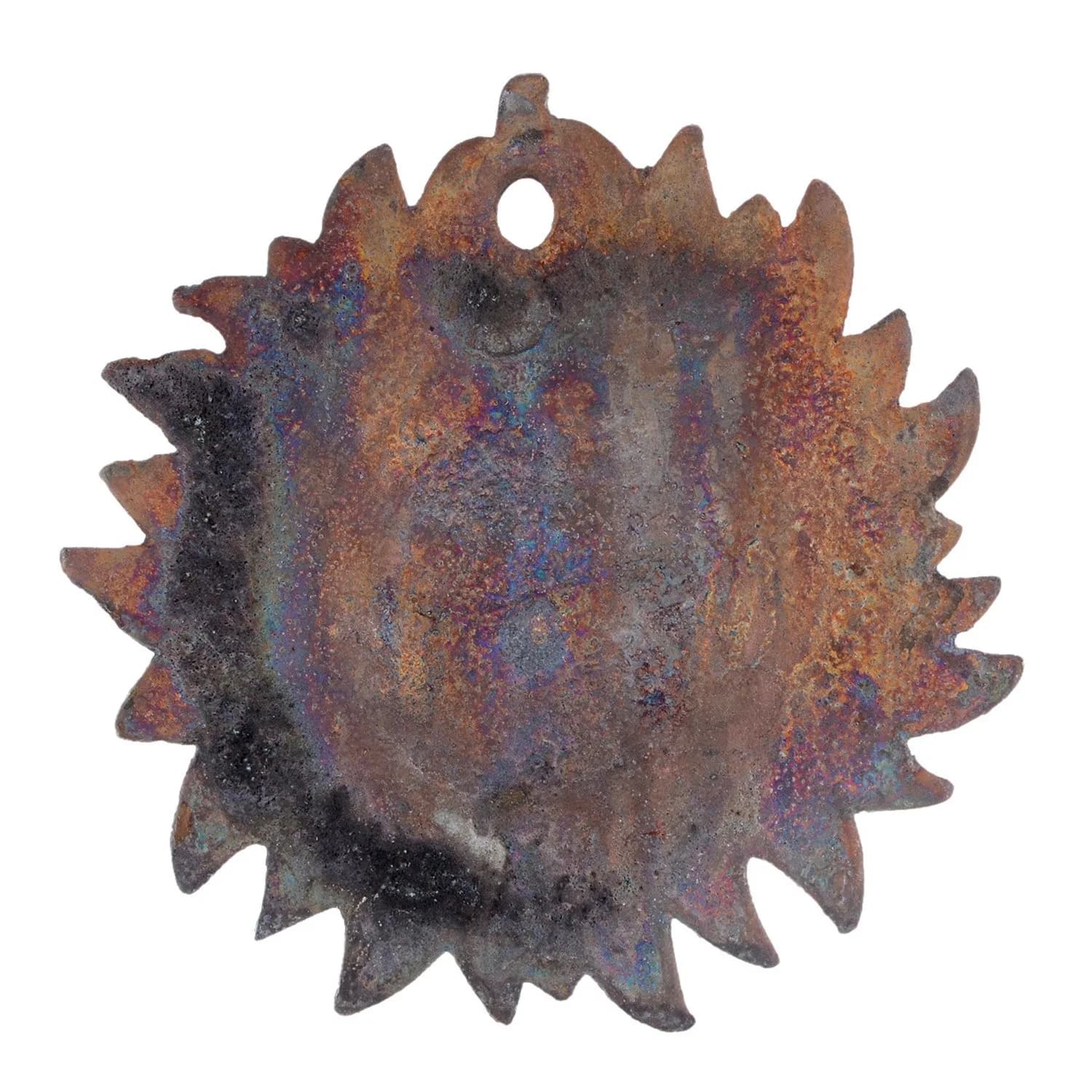 Craft Trade Copper Sun Idol Metal Wall Decor 20cm (8 Inches) | Vastu Items for Good Luck - view 4