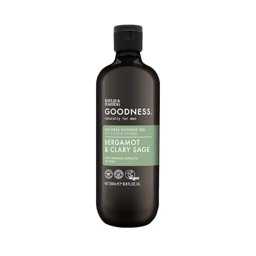 Baylis & Harding Natural Shower Gel 16.9 Fl Oz | Hemp-infused, Sulfate-Free, Vegan, Recyclable Pack thumbnail 2