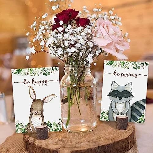 Buerhanerry Woodland Centerpieces 8 pcs | Woodland Baby Shower Table Decor thumbnail 5