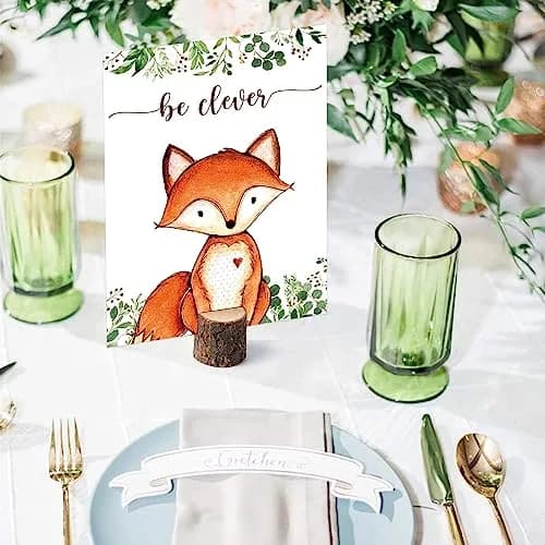 Buerhanerry Woodland Centerpieces 8 pcs | Woodland Baby Shower Table Decor thumbnail 6