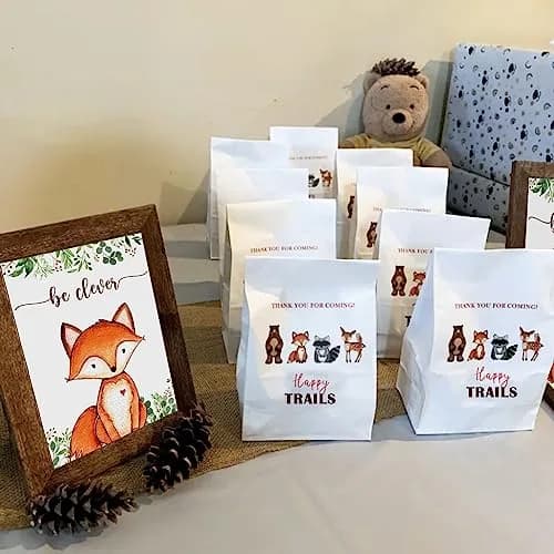 Buerhanerry Woodland Centerpieces 8 pcs | Woodland Baby Shower Table Decor thumbnail 7