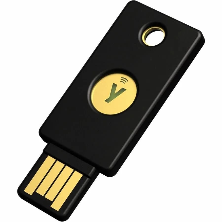 Yubico Security Key NFC USB-A & NFC Black | Multi-Factor Authentication Passkey - main product image
