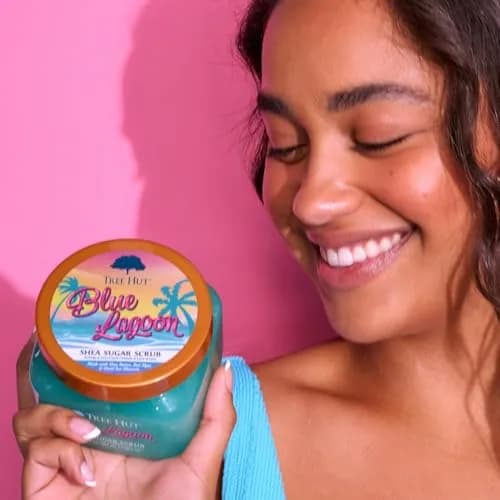 Tree Hut Shea Sugar Scrub, Blue Lagoon, 18 oz | Oceanic Benefits & Hydration thumbnail 7