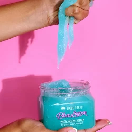 Tree Hut Shea Sugar Scrub, Blue Lagoon, 18 oz | Oceanic Benefits & Hydration thumbnail 8