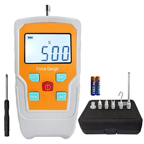 Soonkoda Digital Electronic Pull Gauge Tester 500N (110LB) | Accurate Force Measurement with Multiple Units thumbnail 1