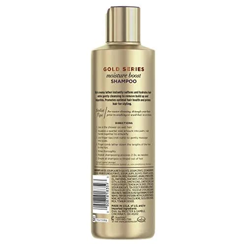 Pantene ProV Gold Series Moisture Boost Shampoo 537ml (18.2 Fl Oz) | Infused with Argan Oil for Damaged Hair thumbnail 2
