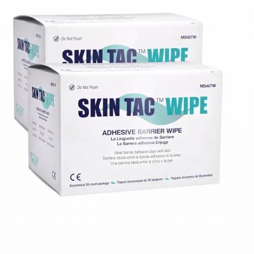 Torbot Skin-Tac-H Adhesive Barrier Wipes, 50/Box (Pack of 2) | Hypoallergenic Skin Barrier for Sensitive Skin thumbnail 1