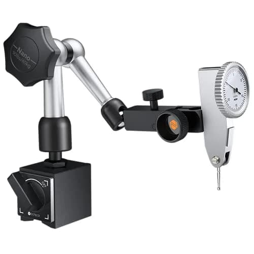 Neoteck Magnetic Base Stand for Test Indicators | 90lbs/40kg Tensile Force, Steel, Compact & Precise thumbnail 7