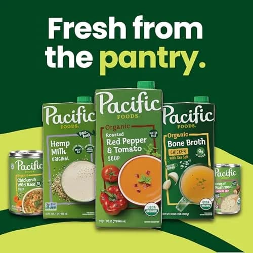 Pacific Foods Organic Mushroom Broth 32 Fl Oz (Pack of 2) | Vegan, Gluten-Free & Kosher thumbnail 5