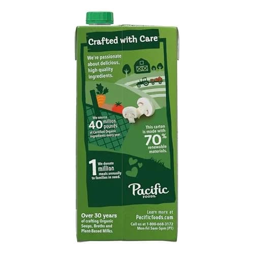 Pacific Foods Organic Mushroom Broth 32 Fl Oz (Pack of 2) | Vegan, Gluten-Free & Kosher thumbnail 6