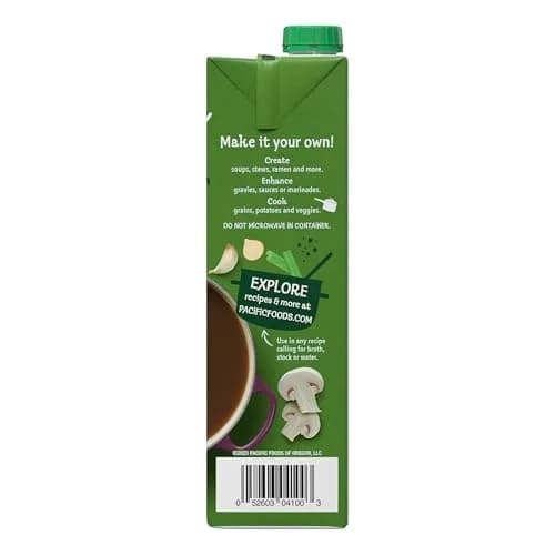 Pacific Foods Organic Mushroom Broth 32 Fl Oz (Pack of 2) | Vegan, Gluten-Free & Kosher thumbnail 8