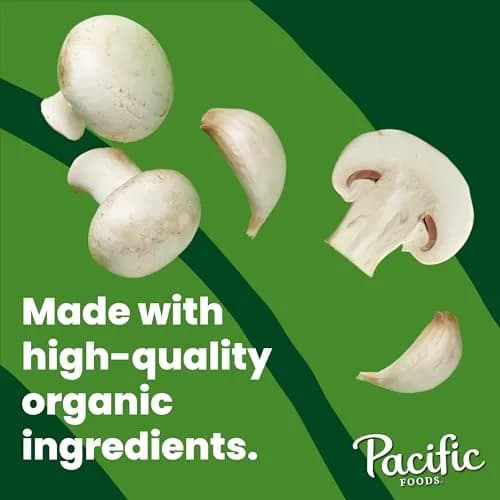 Pacific Foods Organic Mushroom Broth 32 Fl Oz (Pack of 2) | Vegan, Gluten-Free & Kosher thumbnail 3