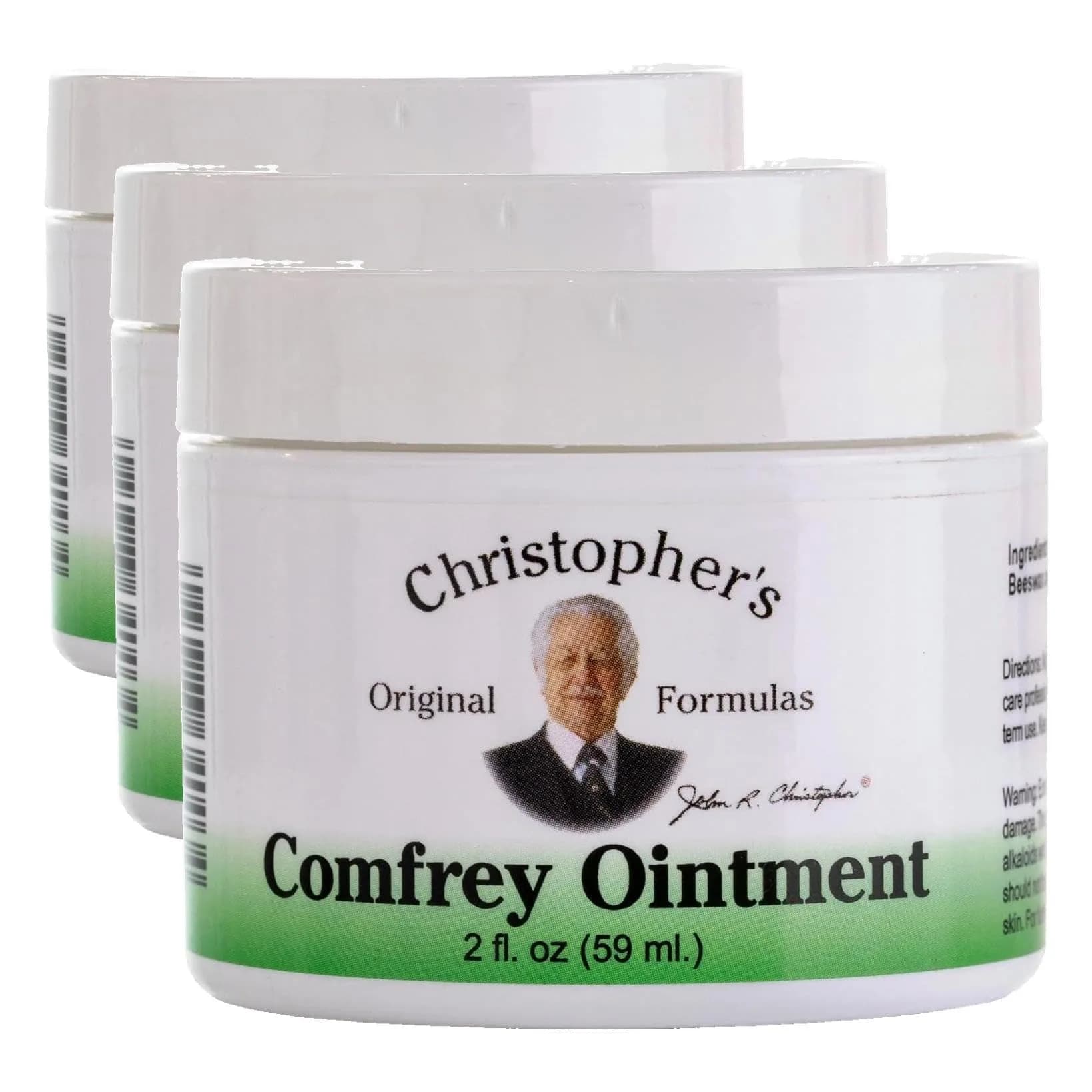 Christopher's Original Formulas Comfrey Ointment 6 fl oz (180 ml) (Pack of 3) | Herbal Ointment for External Use - main product image